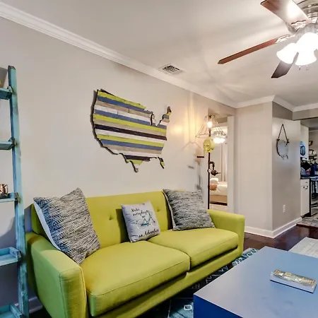 Vibrant, Colorful Condo Building With Backyard Firepit And Games-2